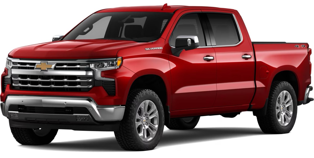 A 2026 Chevrolet Silverado 1500 LTZ trim level on a clean background