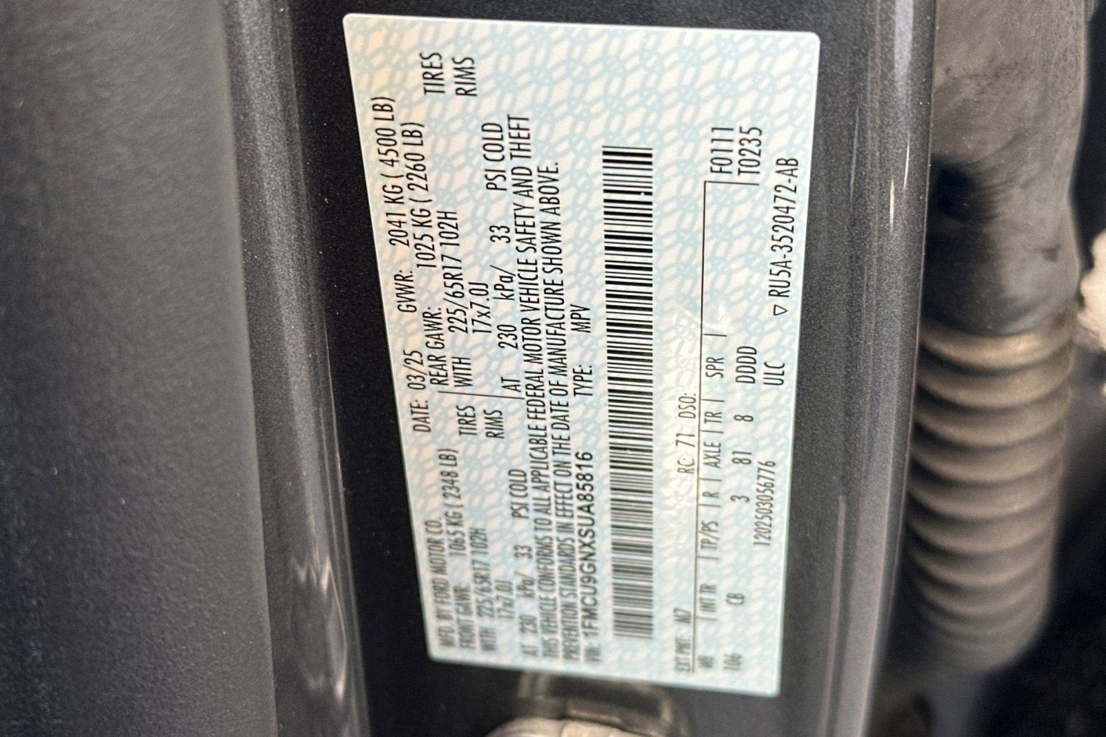 2025 Ford Escape Active