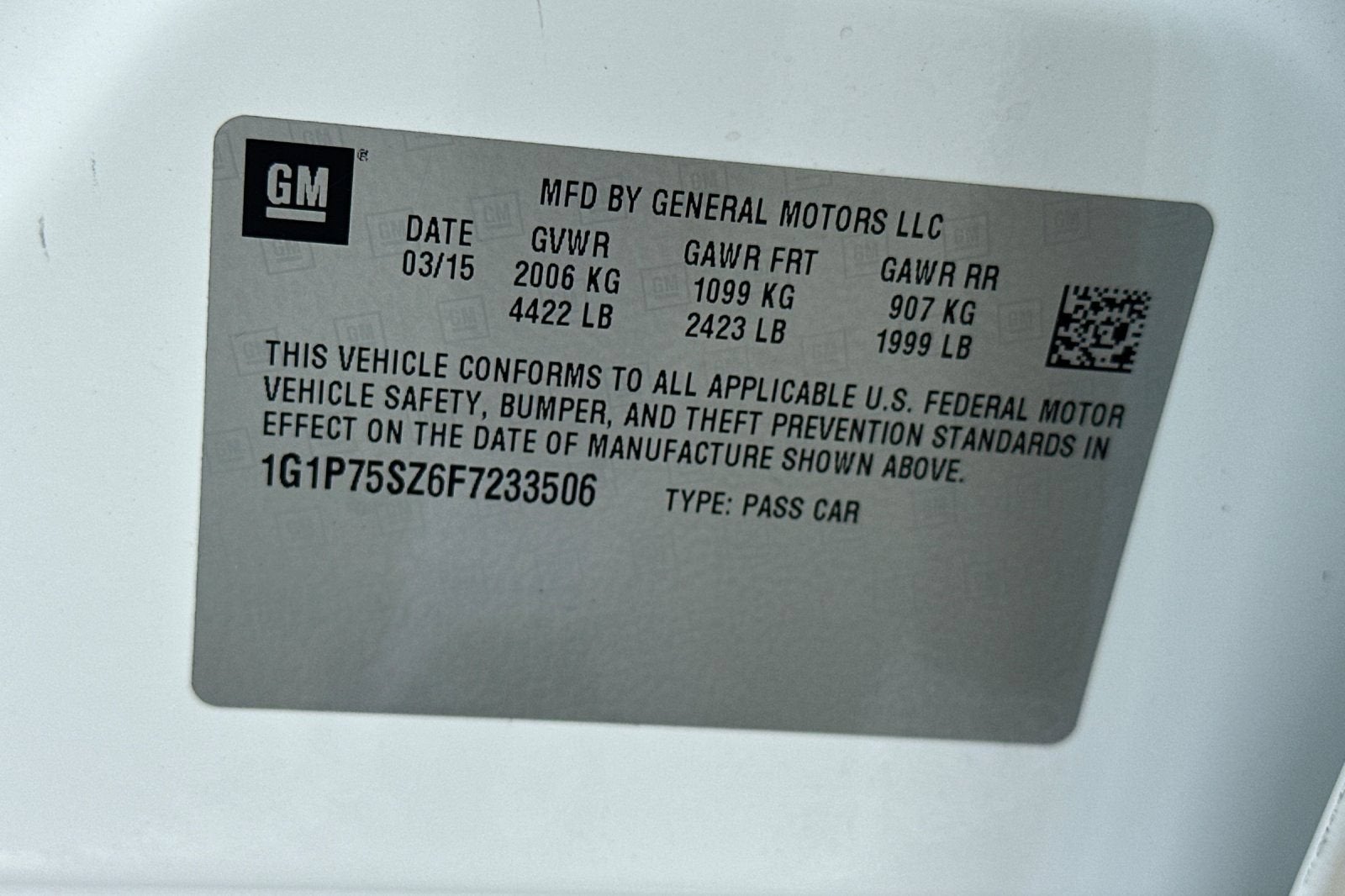 2015 Chevrolet Cruze Diesel