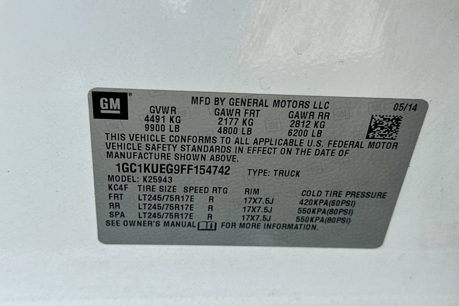 2015 Chevrolet Silverado 2500 HD Work Truck