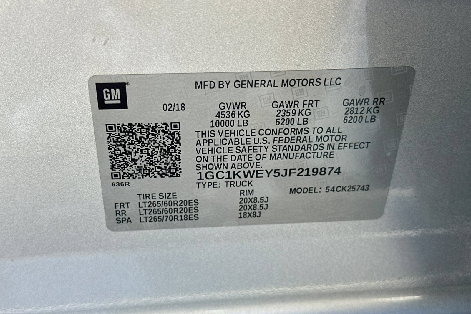 2018 Chevrolet Silverado 2500 HD LTZ
