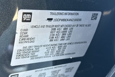 2022 Chevrolet Silverado 1500 LTD Custom