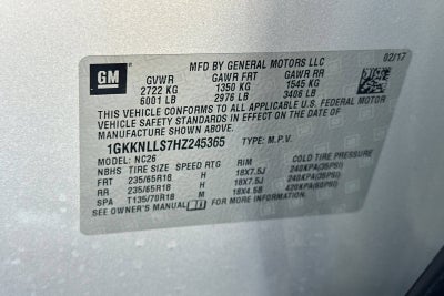 2017 GMC Acadia SLE