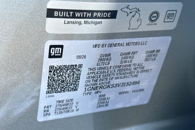 2027 Chevrolet Traverse LT