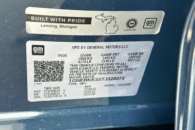 2026 Chevrolet Traverse High Country