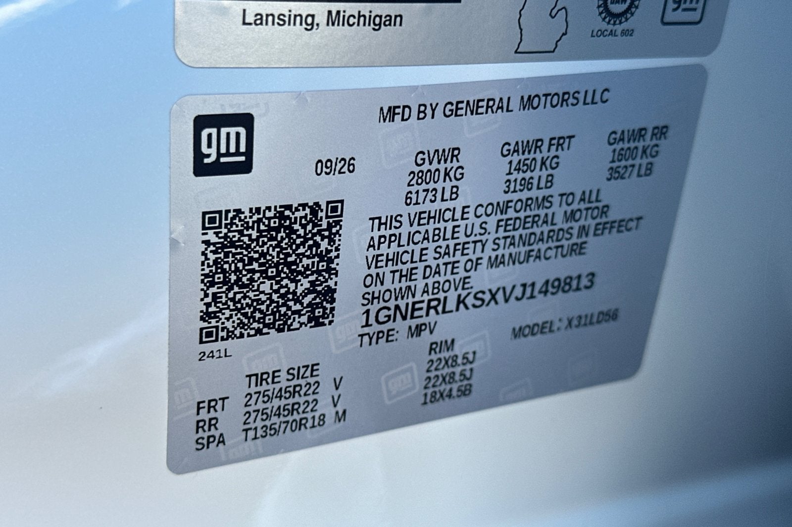 2027 Chevrolet Traverse RS
