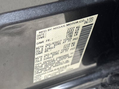 2022 Nissan Frontier SV