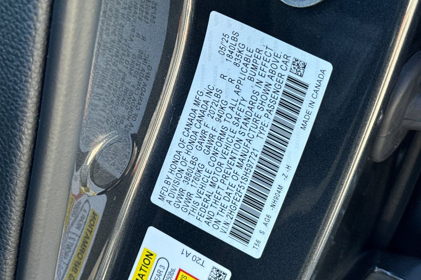 2025 Honda Civic Sedan Sport