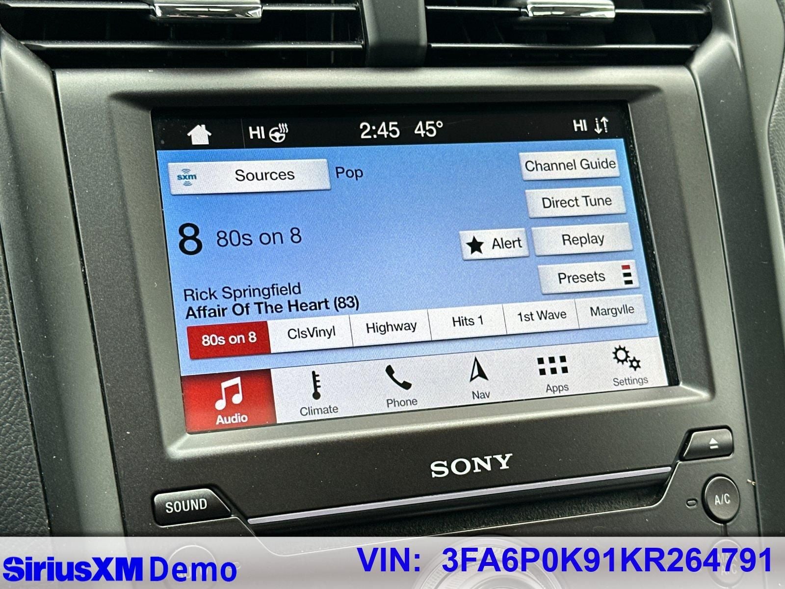 2019 Ford Fusion Titanium