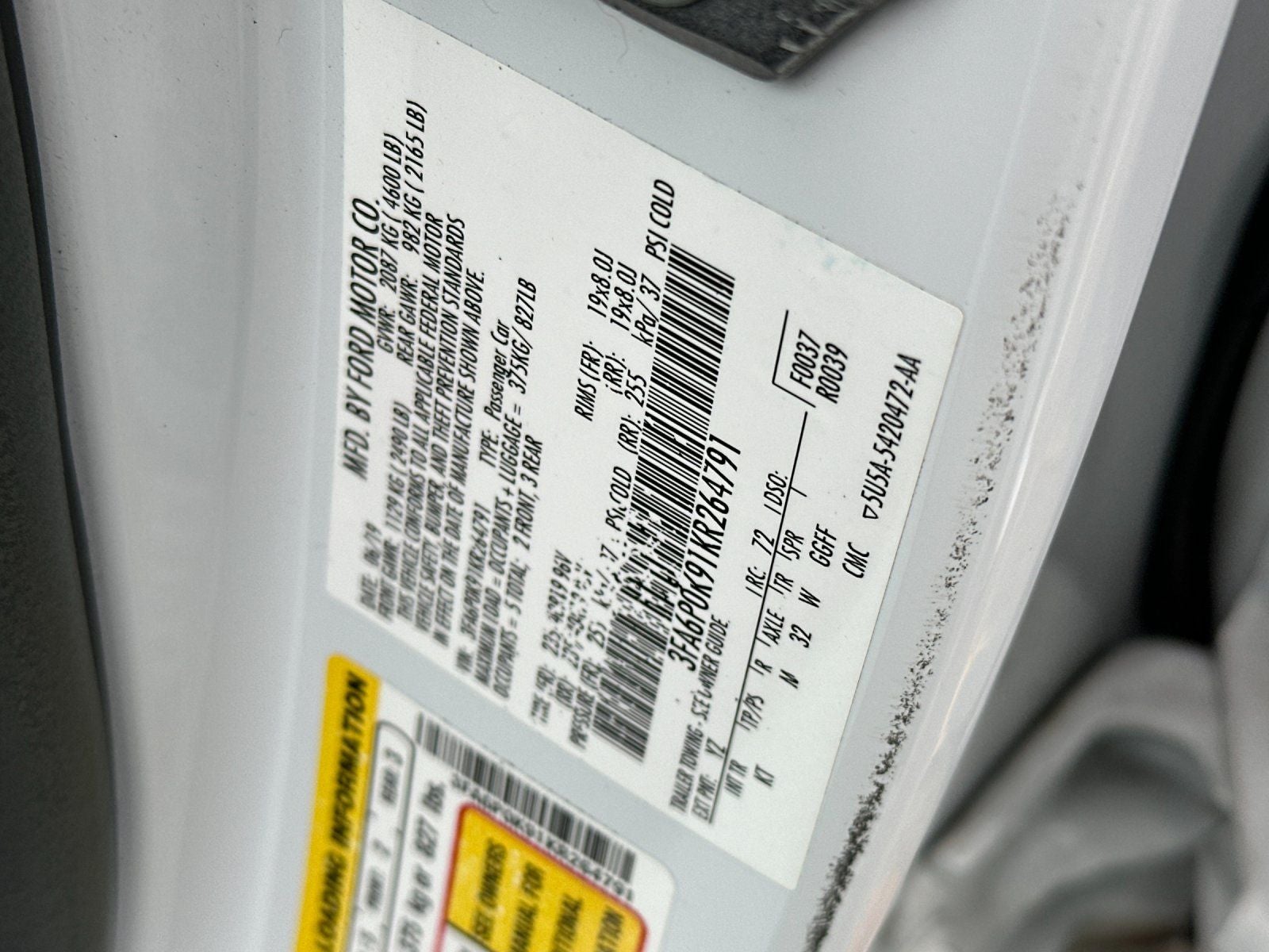 2019 Ford Fusion Titanium