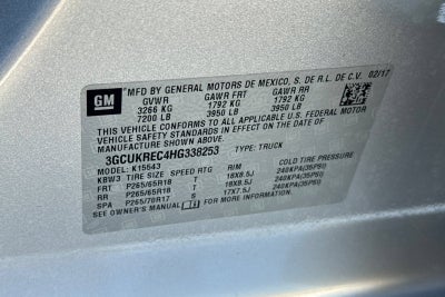 2017 Chevrolet Silverado 1500 LT