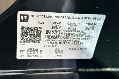 2026 Chevrolet Equinox LT