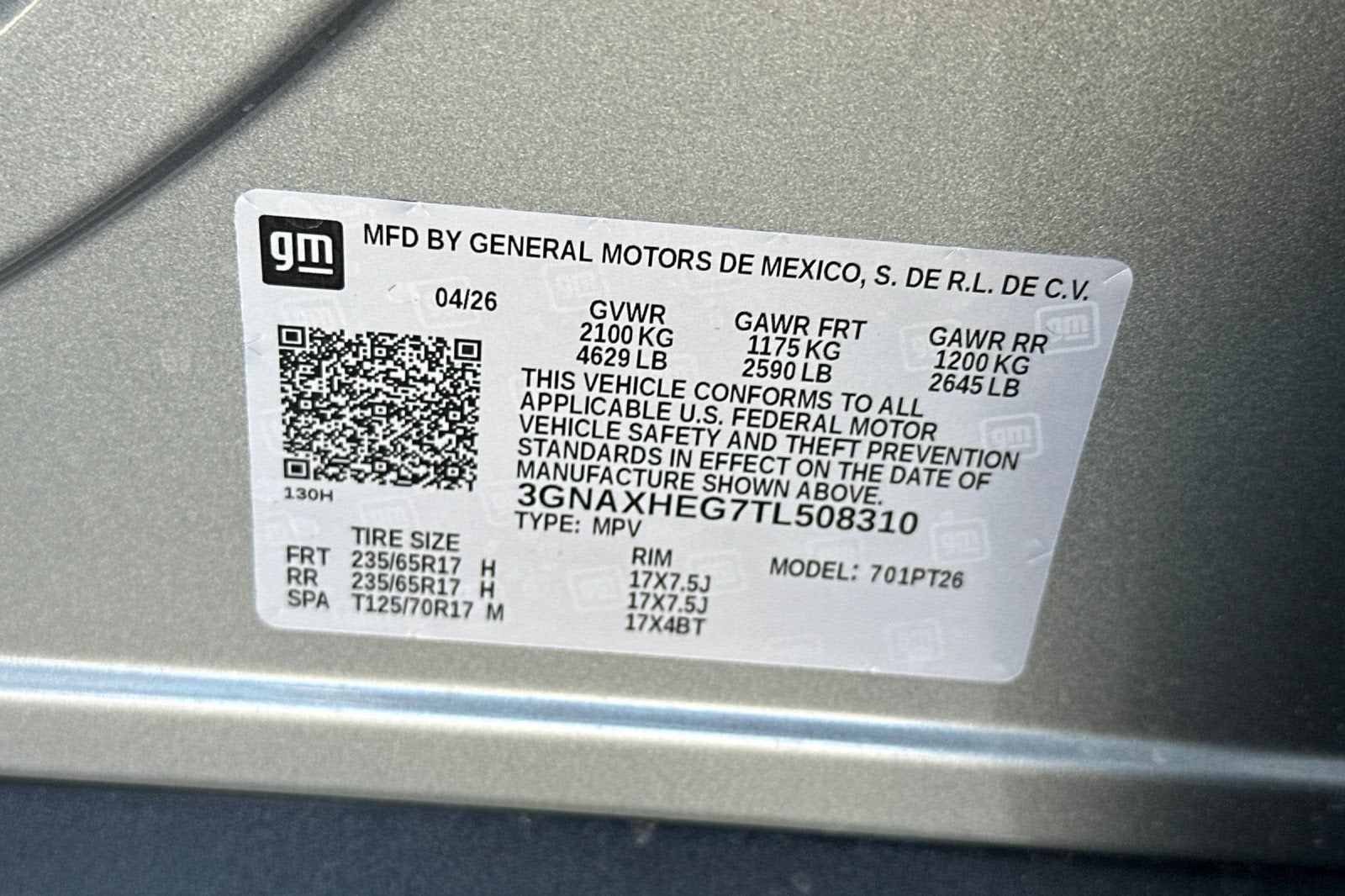 2026 Chevrolet Equinox LT