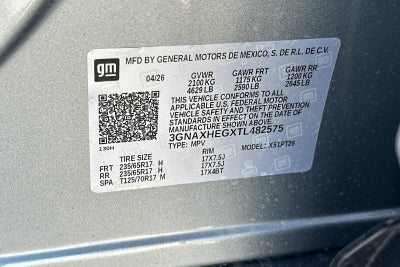 2026 Chevrolet Equinox LT