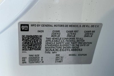 2026 Chevrolet Equinox RS
