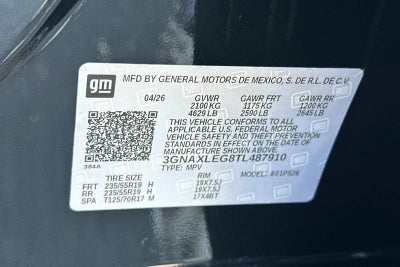 2026 Chevrolet Equinox RS