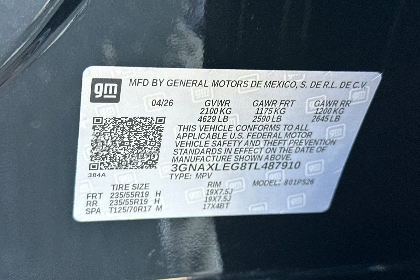 2026 Chevrolet Equinox RS