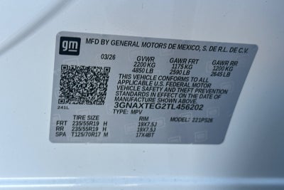 2026 Chevrolet Equinox RS