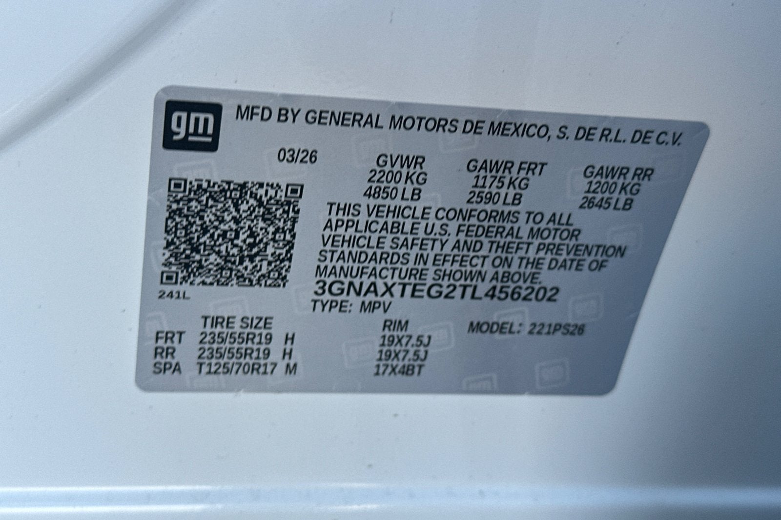 2026 Chevrolet Equinox RS