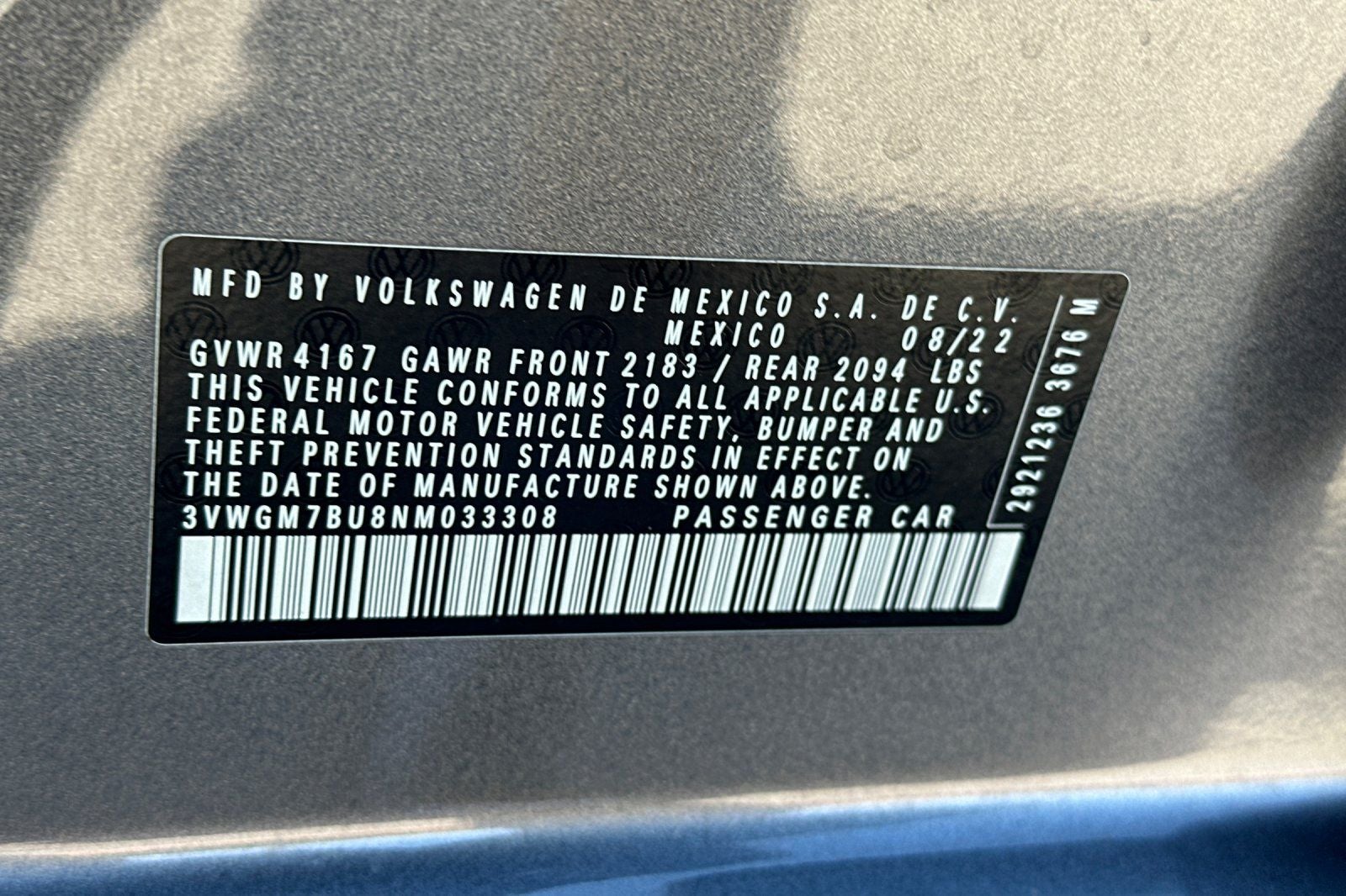 2022 Volkswagen Jetta SEL