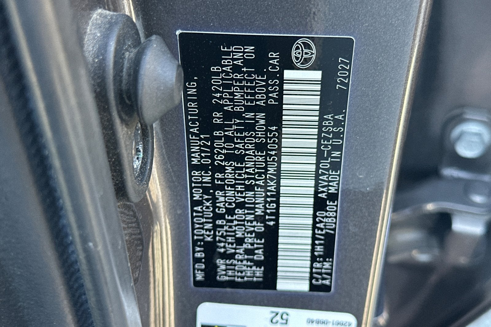 2021 Toyota Camry SE Nightshade
