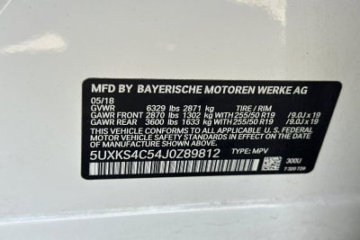2018 BMW X5 xDrive35d