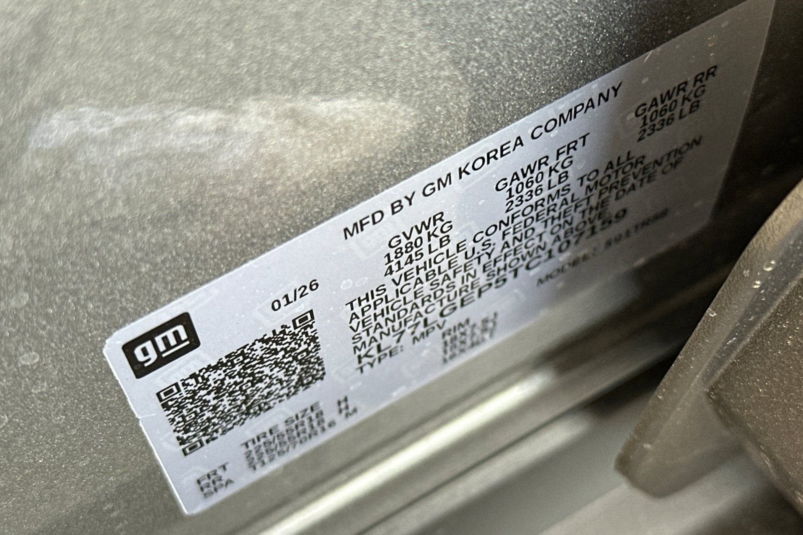 2026 Chevrolet Trax 1RS