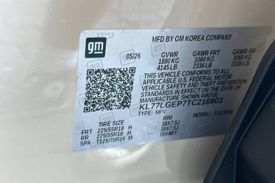 2026 Chevrolet Trax 1RS
