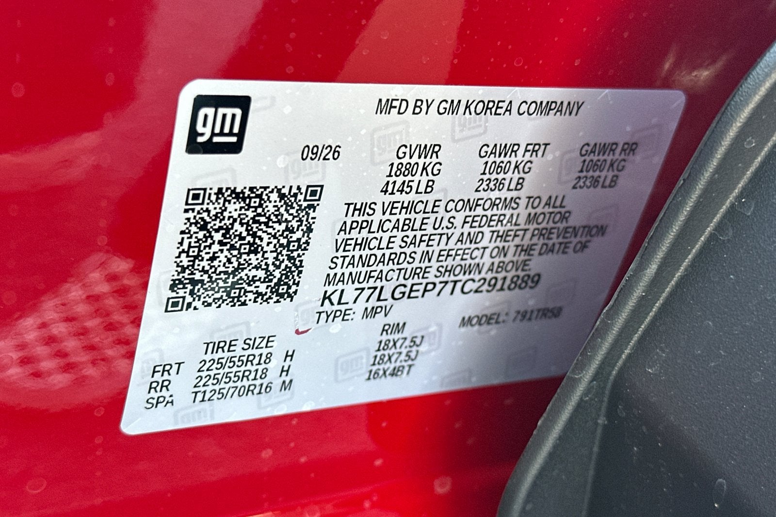 2026 Chevrolet Trax 1RS