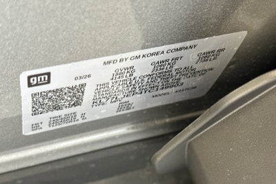 2026 Chevrolet Trax 2RS