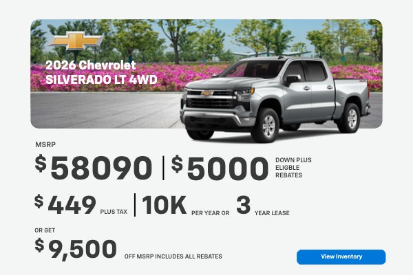 2026 CHEVY SILVERADO LT 4WD
