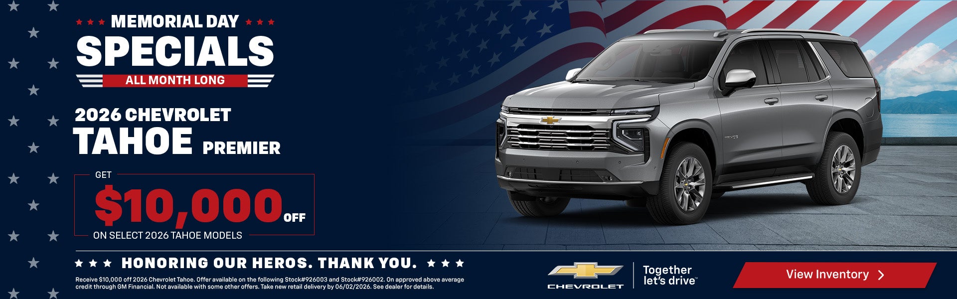 2026 CHEVROLET TAHOE