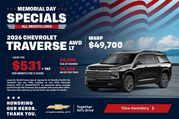 2026 TRAVERSE AWD LT