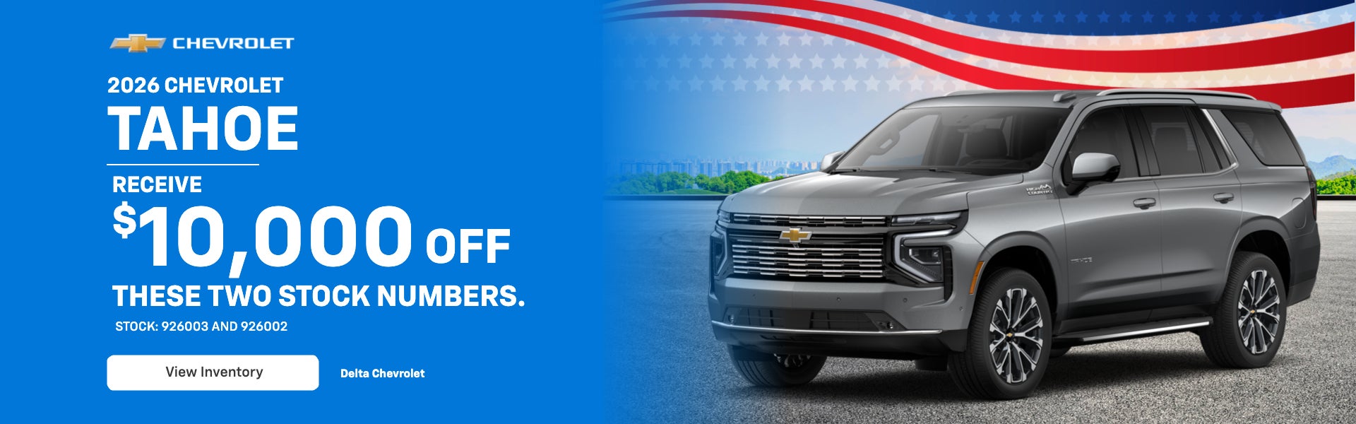 2026 CHEVROLET TAHOE