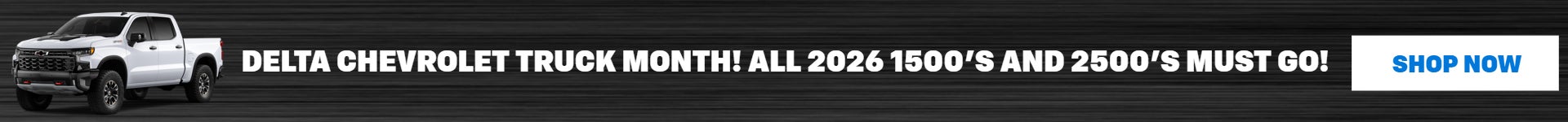 End of year TRUCK SALE